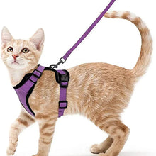 Load image into Gallery viewer, Cat Harness and Leash – Soft Adjustable Escape-Proof Vest for Walking Cats
