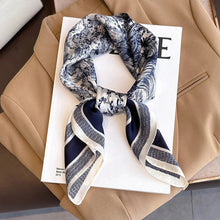 将图片加载到图库查看器，Luxury Silk-Feel Square Scarf – Satin Shawl, Hijab, Hair Wrap for Women
