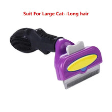 Load image into Gallery viewer, Cat &amp; Dog Hair Removal Comb – Professional Grooming Brush for Shedding Control, Massage &amp; Cleaning | Stainless Steel Deshedding Tool
