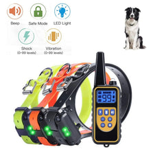 Load image into Gallery viewer, VIP Electric Dog Training Collar Waterproof Dog Bark Collar Pet With Remote Control Rechargeable Anti Barking Device Equipment
