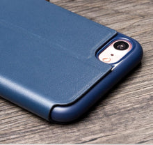 Load image into Gallery viewer, Ultra Thin Slim Case For iPhone 13 12 Case 6S 7 8 Plus X XR XS Max Flip Leather Cover For iPhone 12 11 Pro Max Case  Leather Extra Slim Phone Case With Stand Function
