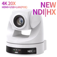 Load image into Gallery viewer, Runpu 4K30fps 20X Optical Zoom AI-Tracking Ptz NDI Camera HDMI LAN POE Live Streaming Broadcast Video Conference System Camera
