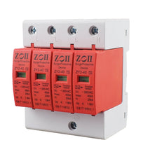 Load image into Gallery viewer, AC SPD 1P+N 3P+N 2P 4P 20KA~40KA C ~385VAC House Surge Protector protection Protective Low-voltage Arrester Device
