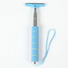 Load image into Gallery viewer, Car Rearview Mirror Wiper Cleaning Tool Auto Glass Mist Cleaner Scraper Car Accessories Handle Telescopic Window Cleaning Brush
