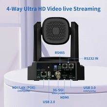 将图片加载到图库查看器，Runpu 1080P/60fps NDI Conference PTZ Video Camera 12/20/30x Zoom Ai Auto Tracking PTZ SDI Camera HDMI USB Outputs Support POE
