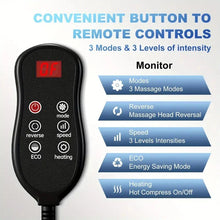 Load image into Gallery viewer, Extra Big Electric Foot Massager – Shiatsu Hot Compress &amp; Leg Roller
