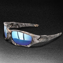 将图片加载到图库查看器，Polarized Fishing Sunglasses for Men Women Classic Camouflage Shades with UV Protection for Outdoor Driving Cycling Hiking

