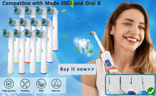 Load image into Gallery viewer, Electric Toothbrush Rotary Cleaning Teeth Brush Waterproof Electronic Tooth Brush With Timer Rechargeable Toothbrush with 8 Head
