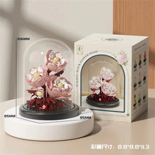 将图片加载到图库查看器，Eternal Flower Bouquet Bonsai Potted Plant Micro Building Blocks Model Home Decoration Puzzle Toys Kids Birthday Christmas Gifts
