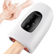 Load image into Gallery viewer, Wireless Electric Hand Massager Air Compression Hot Compress Palm Acupoint Massager Finger Arthritis Numbness Muscle Relaxation
