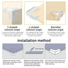 Load image into Gallery viewer, Clear Table Corner Protectors for Baby Furniture Safety Edge Guards
