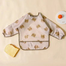 将图片加载到图库查看器，Waterproof Long Sleeve Baby Bib | Washable Feeding Bib with Full Coverage &amp; Easy Clean Design
