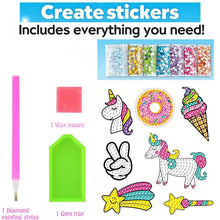 将图片加载到图库查看器，Big Gem Diamond Painting Kit - DIY Mosaic Art &amp; Sticker Craft for Kids

