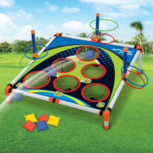 Load image into Gallery viewer, Portable Cornhole Toss Game Set - Easy Assembly Outdoor Yard Game for Kids &amp; Adults
