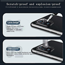 Load image into Gallery viewer, 2pcs Tempered Glass for IPhone 14 Pro Max Plus Screen Protectors for IPhone14 13 Pro 13 Mini X XR Xs Max Se 2022  Camera Lens Lens Protectors Luminous Ring Glass for iPhone
