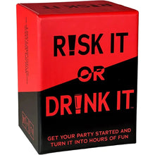 Load image into Gallery viewer, Risk It or Drink It – Hilarious Adult Party &amp; Drinking Card Game
