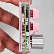 Load image into Gallery viewer, O3C SayoDevice OSU O3C Rapid Trigger Hall Switches Magnetic Pink Switches Keyboard With Knob Screen Copy Paste Shotcut
