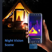 Load image into Gallery viewer, TOOLTOP T7 256*192 Android Type-C Thermal Imager 25Hz Mobile Thermal Imaging Camera for Solar Panel Power Device Fault Detect
