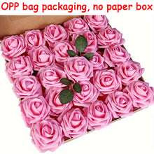 Load image into Gallery viewer, 25pcs Artificial Flowers, Fake Flowers Roses W/stem For DIY Wedding Bouquets Centerpieces Arrangements Party Home Decorations
