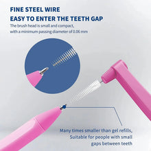 Load image into Gallery viewer, Kingubznis 20pcs  Interdental Brush For Dental Orthodontics Clean Between Teeth Cleaning Tools Soft Mini Brush With Dust Cover
