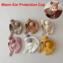 Load image into Gallery viewer, Cute Winter Kids Hats for Girls &amp; Boys Soft Wool Fleece Ear Protection
