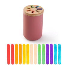 Load image into Gallery viewer, Montessori Silicone Color Matching Bucket Toy
