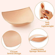 Load image into Gallery viewer, 2/12pcs Bra Pads Soft Sponge Women's Triangle Bra Pad Sports Bra Bikini Pads Yoga Bra Swimsuit Bralettes Nursing Bra Inserts
