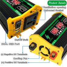 将图片加载到图库查看器，4000W Vehicle Smart Inverter Dual LCD Display 12V To 220V/110V Intelligent Power Inverter Digital Power Inverter for RV Caravan

