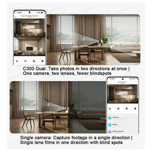 将图片加载到图库查看器，XIAOMI Smart Camera C300 Dual Camera Version，360° 3MP WiFi 6，Home Security Baby Monitor，Pet Camera，Chinese Version With Adapter
