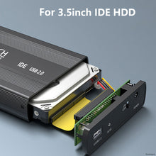 Load image into Gallery viewer, USB to SATA IDE HDD SSD 2.5/3.5 inch Adapter Hard Drive Enclosure USB3.0 Case HD External Solid State Hard Disk Box Adapter
