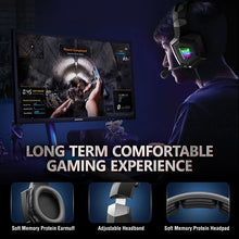 Load image into Gallery viewer, ONIKUMA Professions Gaming Headset Esports Package With RGB Light Mouse Keyboard Headphone Bracket Wired with Mic Earphone Gamer
