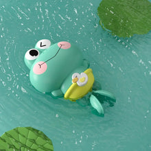 Load image into Gallery viewer, Children's Bath Toys - Clockwork Floating &amp; Swimming Frogs | Fun &amp; Safe for Kids
