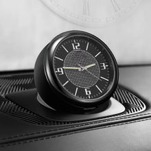 将图片加载到图库查看器，Car Clock Luminous Mini Automobiles Internal Stick-On Digital Watch Mechanics Quartz Clocks Auto Ornament 40mm 43mm
