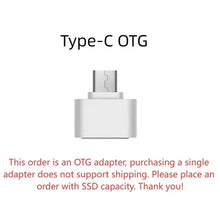 Load image into Gallery viewer, High Speed Portable SSD External Hard Drive 4TB USB3.1 Interface Hard Disk Solid State Drive Mass Storage Device for Laptop/PC
