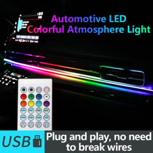 Load image into Gallery viewer, Universal 18-in-1 RGB Car Ambient Light – Interior Neon Strip Kit
