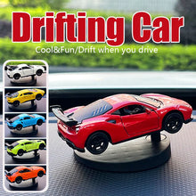 Load image into Gallery viewer, Drifting Car Model dashboard Swing Moving cool sports racing ornaments dash interior accessories decor items fun decorations men
