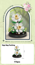 将图片加载到图库查看器，Eternal Flower Bouquet Bonsai Potted Plant Micro Building Blocks Model Home Decoration Puzzle Toys Kids Birthday Christmas Gifts

