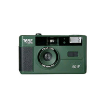 Load image into Gallery viewer, Vibe Vintage Retro 501F 35mm Reusable Non-Disposable Film Camera Black/Red/Champagne Silver/Pink
