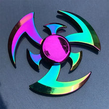 Load image into Gallery viewer, Metal Rainbow Fidget Spinner – Colorful EDC Hand Spinner Toy for Kids &amp; Adults | Anti-Anxiety Stress Relief Finger Spinner Gift
