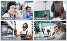 Load image into Gallery viewer, EKSA H6 Wireless Headphones Bluetooth 5.0 Headset with USB Dongle ENC Call Noise Cancelling Mic 30H Playtime For Office Computer
