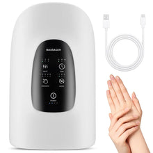 Load image into Gallery viewer, Wireless Electric Hand Massager Air Compression Hot Compress Palm Acupoint Massager Finger Arthritis Numbness Muscle Relaxation
