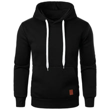 Load image into Gallery viewer, Men’s Casual Lightweight Hoodie – Solid Color Drawstring Pullover Sweatshirt for Streetwear &amp; Outdoor Style
