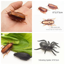 将图片加载到图库查看器，Interactive Mini Electric Bug Cat Toy – Battery Operated Flip Beetle
