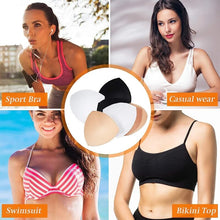 Load image into Gallery viewer, 2/12pcs Bra Pads Soft Sponge Women's Triangle Bra Pad Sports Bra Bikini Pads Yoga Bra Swimsuit Bralettes Nursing Bra Inserts
