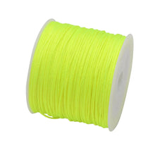 Load image into Gallery viewer, 50 Yards 0.8mm Braided Nylon Cord – Durable Satin String for Jewelry Making, Beading, Macrame, Chinese Knot &amp; DIY Crafts
