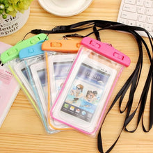 Load image into Gallery viewer, Waterproof Phone Case Universal Mobile Cover case For iPhone 13 Pro Max Phone Bag Underwater Case Phone Plastic Waterproof Underwater Pouch for Mobile Phone Case &amp; Strap
