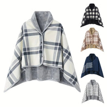 将图片加载到图库查看器，Wearable Blanket Shawl – Flannel Lazy Office Wrap
