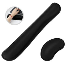 Load image into Gallery viewer, Memory Foam Wrist Rest Kit - Ergonomic Support for Keyboard &amp; Mouse
