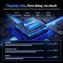 将图片加载到图库查看器，KINHANK Amlogic S905X4 Retro Video Game Console Super Console X4 Plus 90000 Game for 60+ Emulators Arcade/MAME/NAOMI 4K HD TVBox
