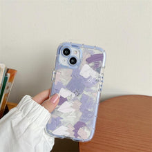 Load image into Gallery viewer, Luminous Art Abstract Phone Case For iPhone 13 12 11 Pro Max Transparent Silicone Shockproof Bumper Cover  Floral Girly Transparent Phone Case Glow In Dark iphone case
